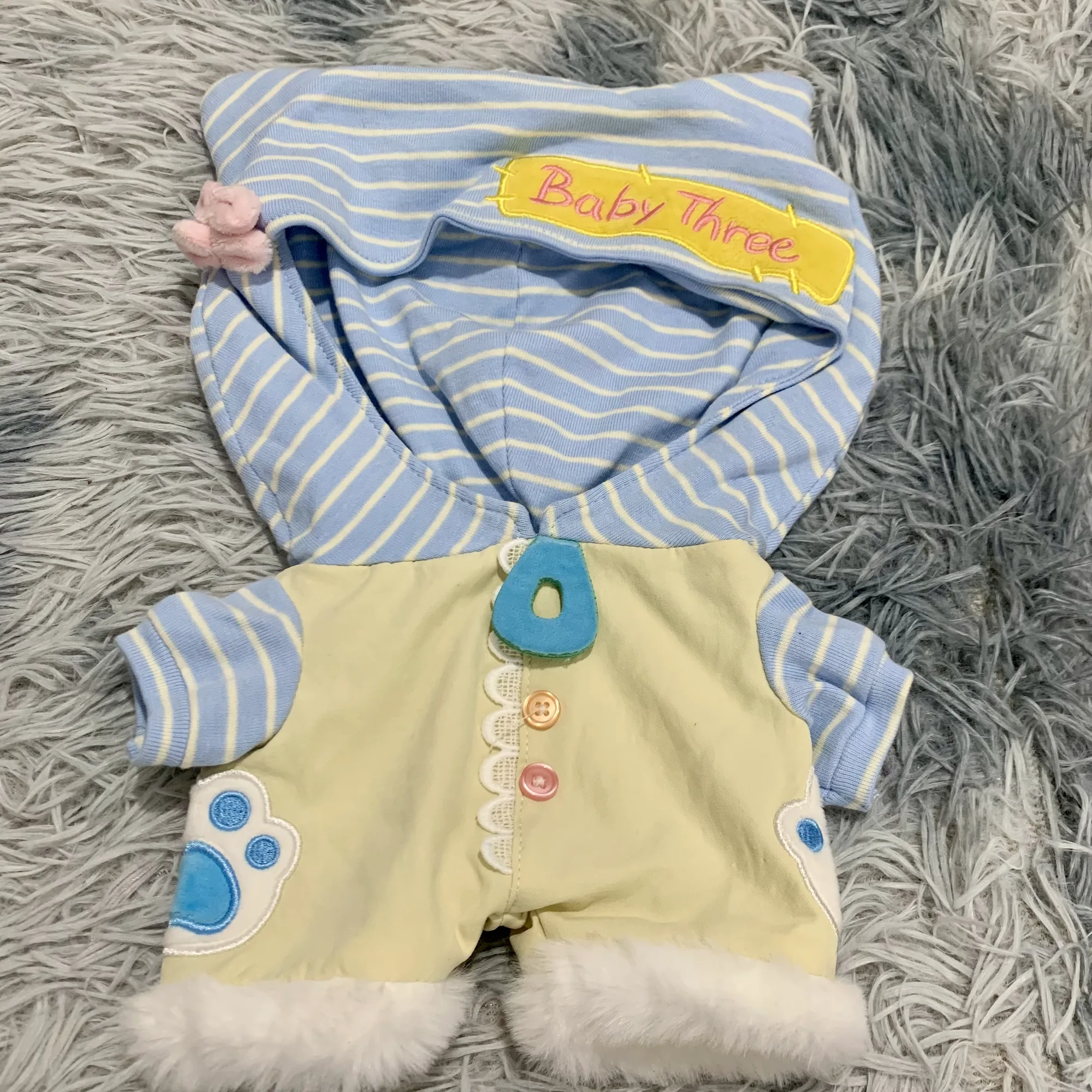 Set gấu ngủ xanh