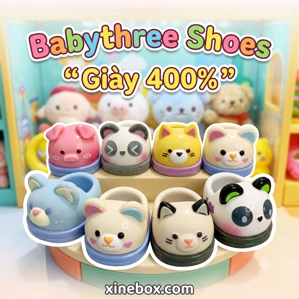 Babythree Giày (Size 400% - CHÍNH HÃNG)