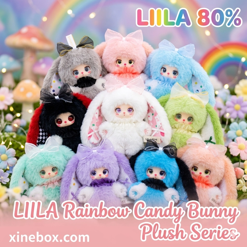 Babythree Liila Rainbow Candy Bunny 80% (CHÍNH HÃNG)