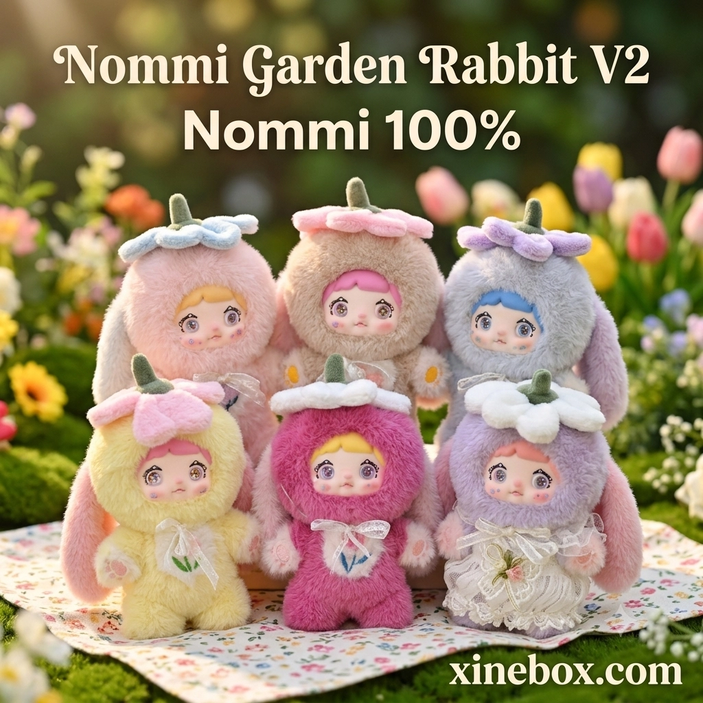 Nommi Garden Rabbit V2 (Nommi Hoa V2) (Size 100% - CHÍNH HÃNG)