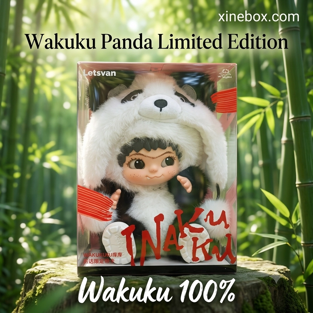 Wakuku Panda Limited Edition  (Size 100% - CHÍNH HÃNG)
